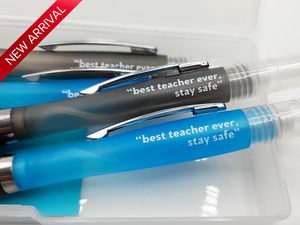 The Pendemic Family pack, Set of four, Quote 5 - “best teacher ever, stay safe” - close up