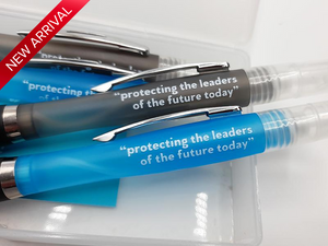 The Pendemic Family pack, Set of four, Quote 4 - “protecting the leaders of the future today” - close up